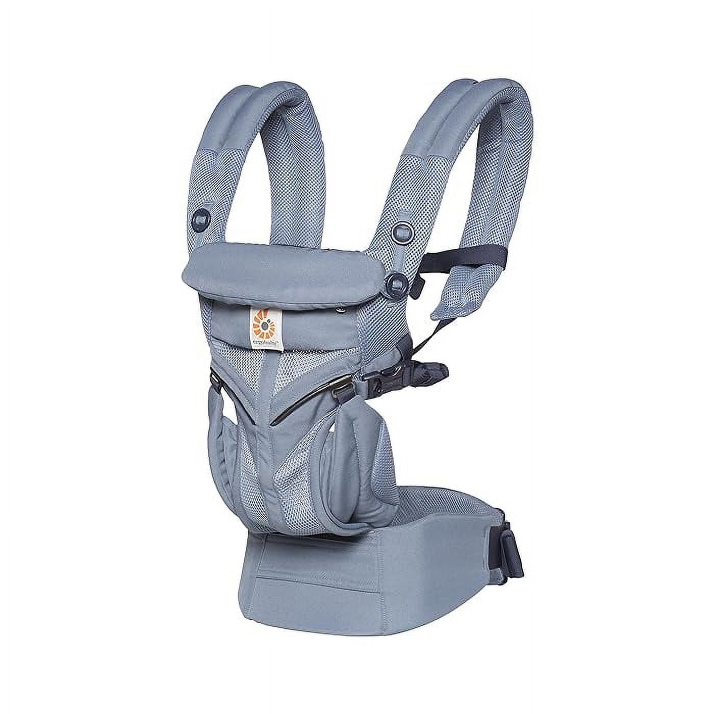 Ergobaby Omni 360 All-Position Baby Carrier for Newborn to Toddler with  Lumbar Support & Cool Air Mesh (7-45 Lb), Onyx Black 6.18x9.13x10.43 Inch