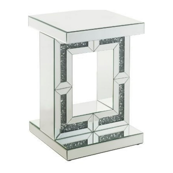 Ergode Accent Table Mirrored & Faux Diamonds