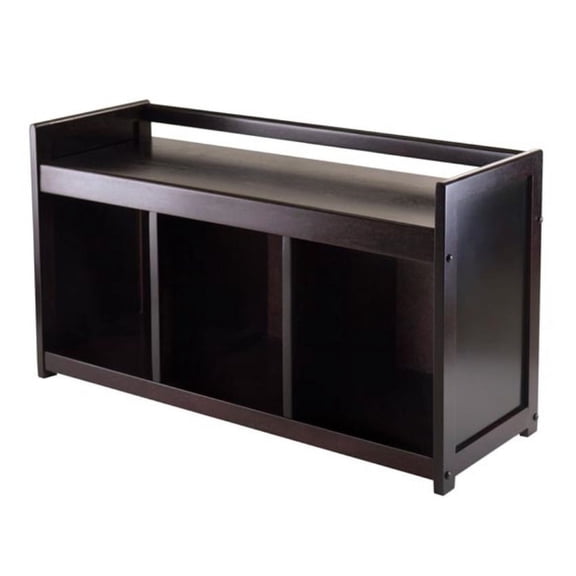 Ergode Addison Entryway Storage Bench, Espresso