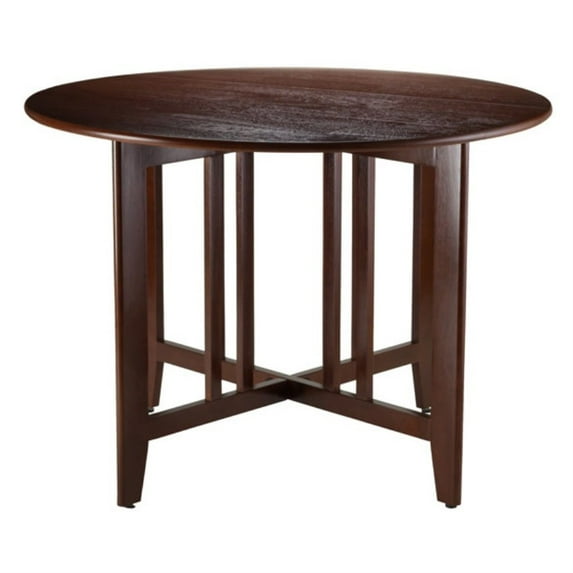 alamo double drop leaf round 42 table mission