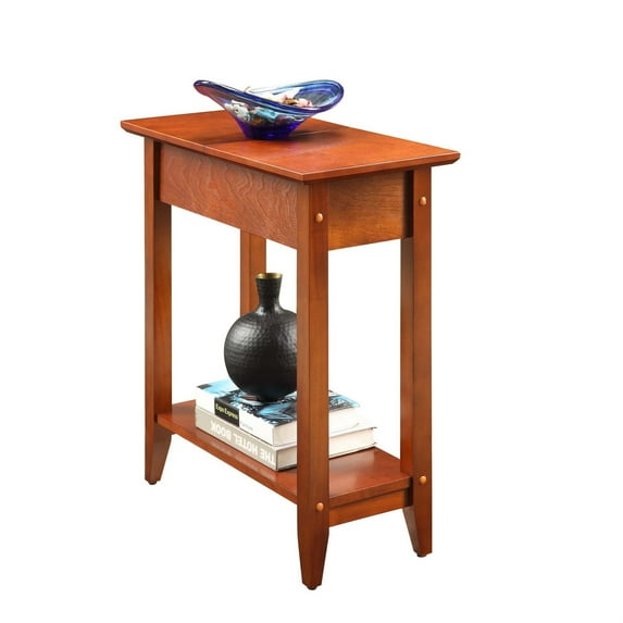 Ergode American Heritage Flip Top End Table with Shelf