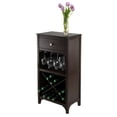 thumbnail image 1 of Ergode Ancona Modular Wine Cabinet with One Drawer, Glass Rack, X Shelf, 1 of 4