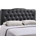 thumbnail image 1 of Ergode Annabel King Upholstered Vinyl Headboard - Black, 1 of 5