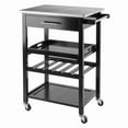 thumbnail image 1 of anthony kitchen cart stainless steel, 1 of 5