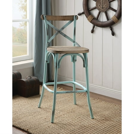 Ergode Bar Chair (1Pc) Antique Sky & Antique Oak