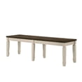 thumbnail image 1 of Ergode Bench Weathered Oak & Cream Finish, 1 of 4