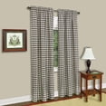 thumbnail image 1 of Ergode Buffalo Check Window Curtain Panel - 42x63 - Taupe, 1 of 3