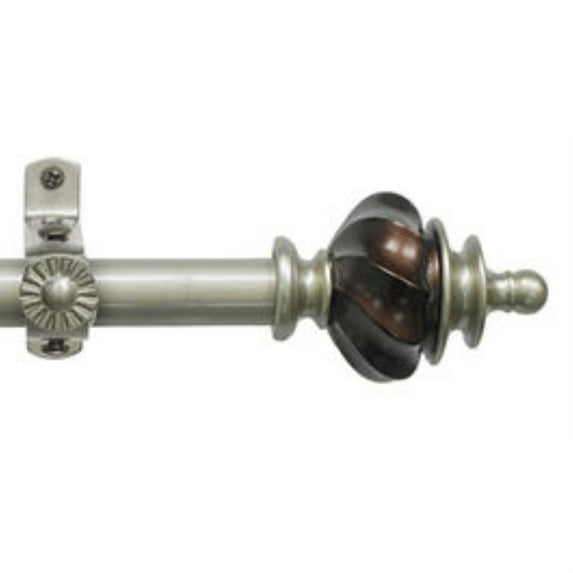 Ergode Camino Decorative Rod & Finial Aspen 66-120