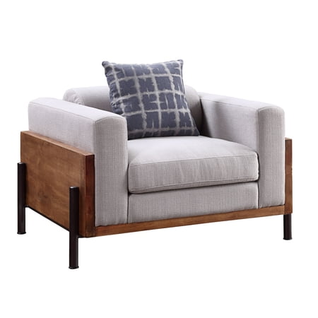 Ergode Chair w/1 Pillow Fabric & Walnut