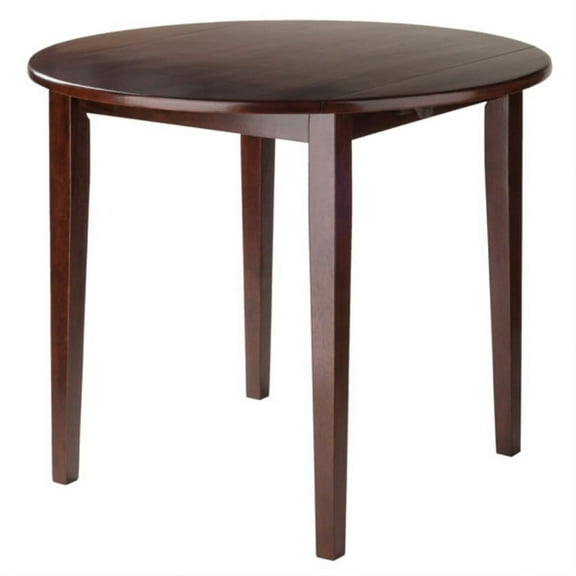 Ergode Clayton Round Drop Leaf Dining Table, Walnut