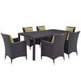 thumbnail image 1 of Ergode Convene 7 Piece Outdoor Patio Dining Set - Espresso Peridot, 1 of 5