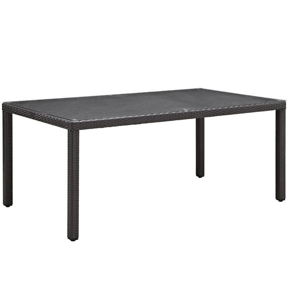 Ergode Convene 70" Outdoor Patio Dining Table - Espresso