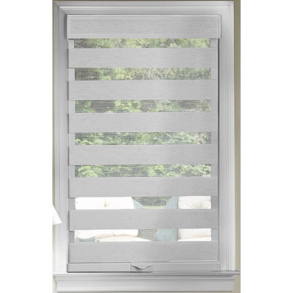 Ergode Cordless Celestial Sheer Double Layered Shade 34x72 - Grey