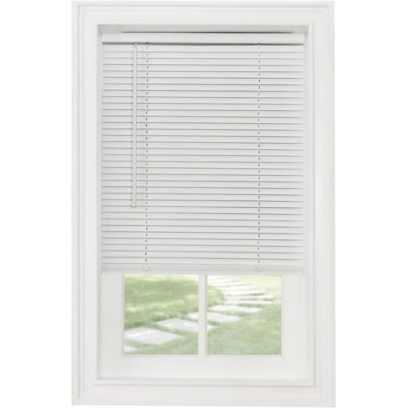 Ergode Cordless GII Morningstar 1" Light Filtering Mini Blind 58x48 - White