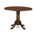 thumbnail image 1 of Ergode DLCL5-MAH-C, 5-Piece Dining Room Set, Linen Fabric Chairs, Mahogany Finish, Rubberwood Construction, Child-Safe Design, Easy Assembly, 42x42 Inch Table, 1 of 2