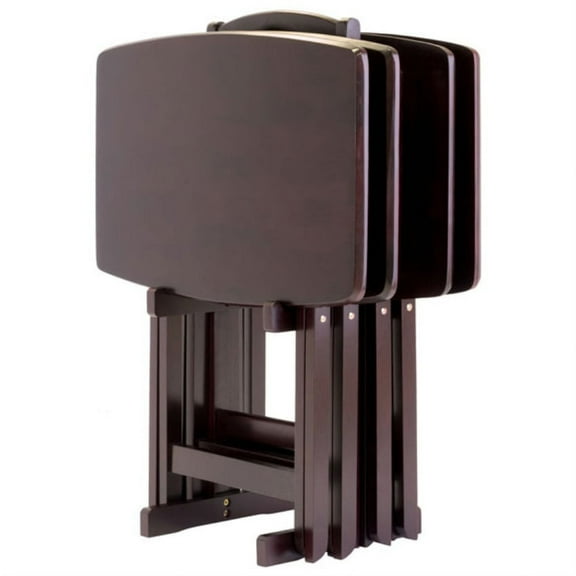 Ergode Dylan 5-Pc Oversize Snack Table Set, Espresso