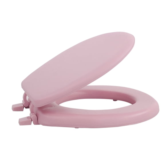 Ergode Fantasia 17 Inch Soft Standard Vinyl Toilet Seat - Tea Rose