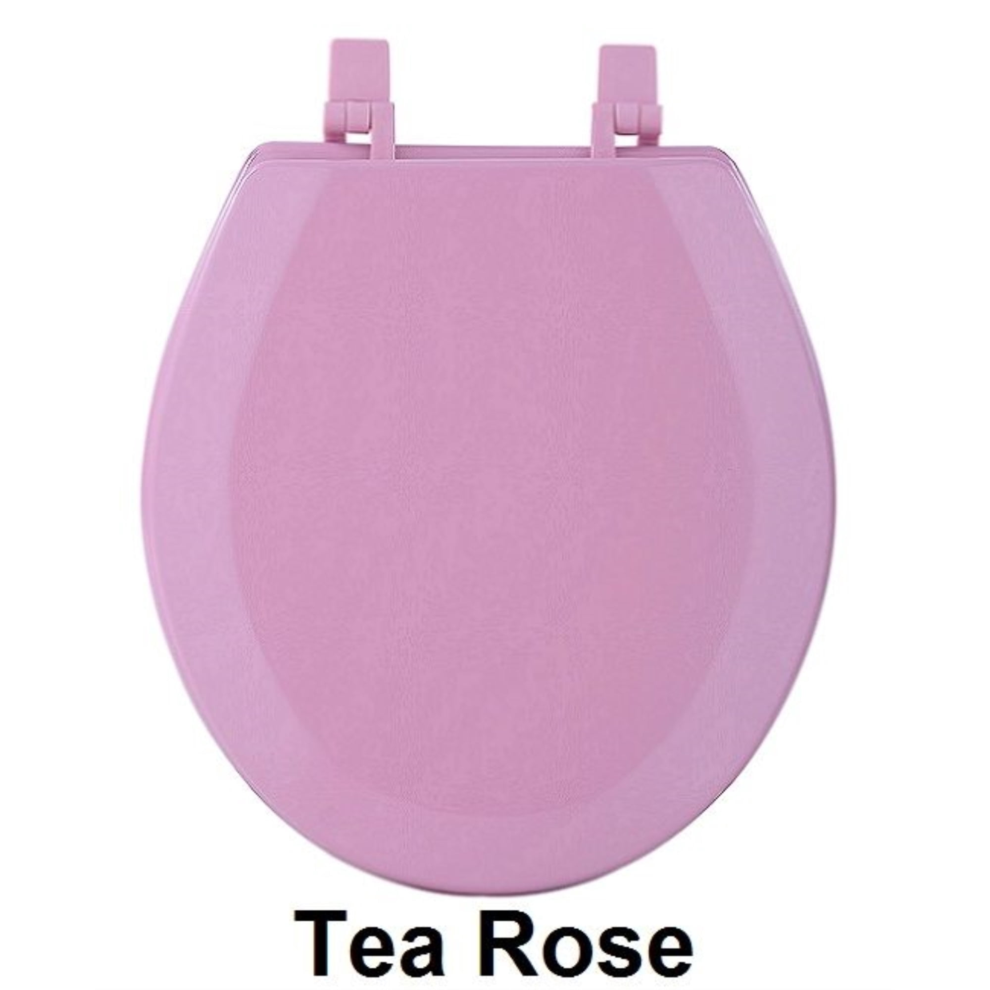 Ergode Fantasia 17 Inch Standard Wood Toilet Seat - Tea Rose