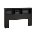 thumbnail image 1 of Ergode Full / Queen Bookcase Headboard, Black, 1 of 2