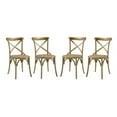 thumbnail image 1 of Ergode Gear Dining Side Chair Set of 4 - Natural, 1 of 5