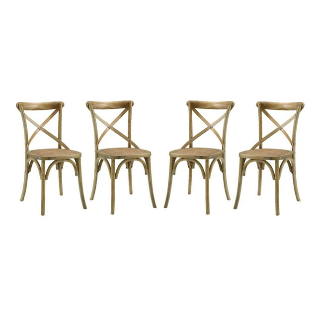 Ergode Gear Dining Side Chair Set of 4 - Natural
