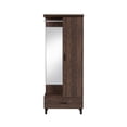 thumbnail image 1 of Ergode Hall Tree Rustic Walnut, 1 of 4