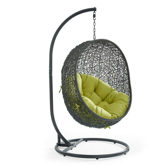 Ergode Hide Outdoor Patio Swing Chair With Stand - Gray Peridot