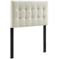 thumbnail image 1 of Ergode Lily Twin Upholstered Fabric Headboard - Ivory, 1 of 1