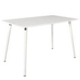 thumbnail image 1 of Ergode Lode Rectangle Wood Dining Table - White, 1 of 4