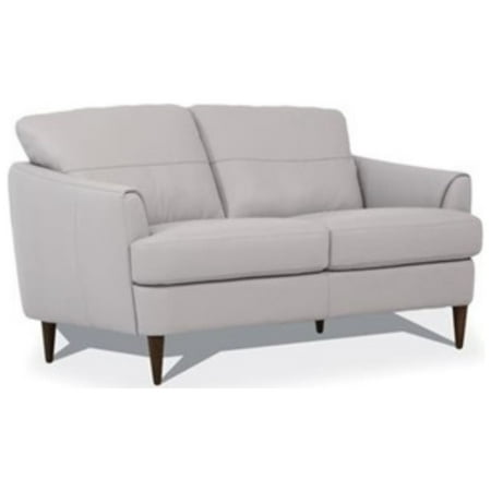 Ergode Loveseat Pearl Gray Leather