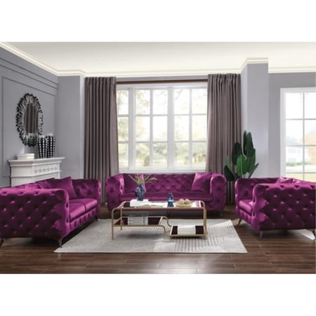 Ergode Loveseat Purple Fabric