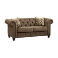 thumbnail image 1 of Ergode Loveseat (w/2 Pillows) Brown Linen, 1 of 1