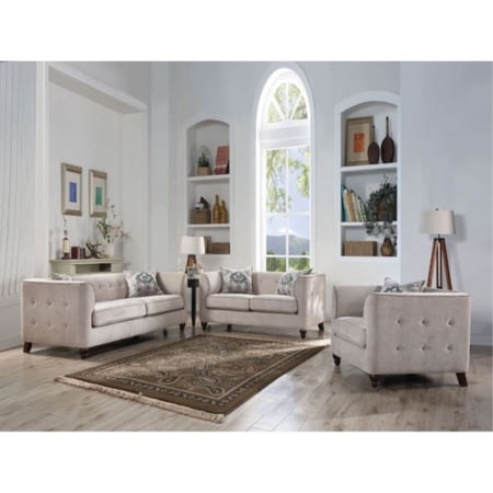 Ergode Loveseat (w/2 Pillows) Tan Velvet