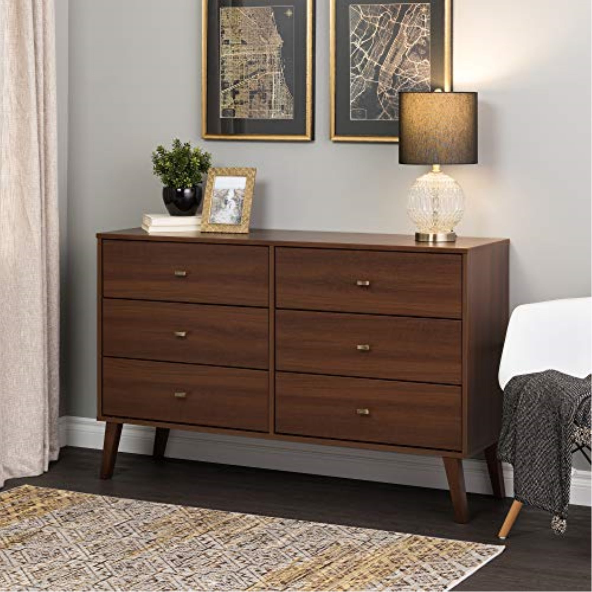Ergode Milo 6-drawer Dresser, Cherry