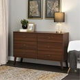 thumbnail image 1 of Ergode Milo 6-drawer Dresser, Cherry, 1 of 3