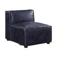 thumbnail image 1 of Ergode Modular - Armless Chair Vintage Blue Top Grain Leather, 1 of 3