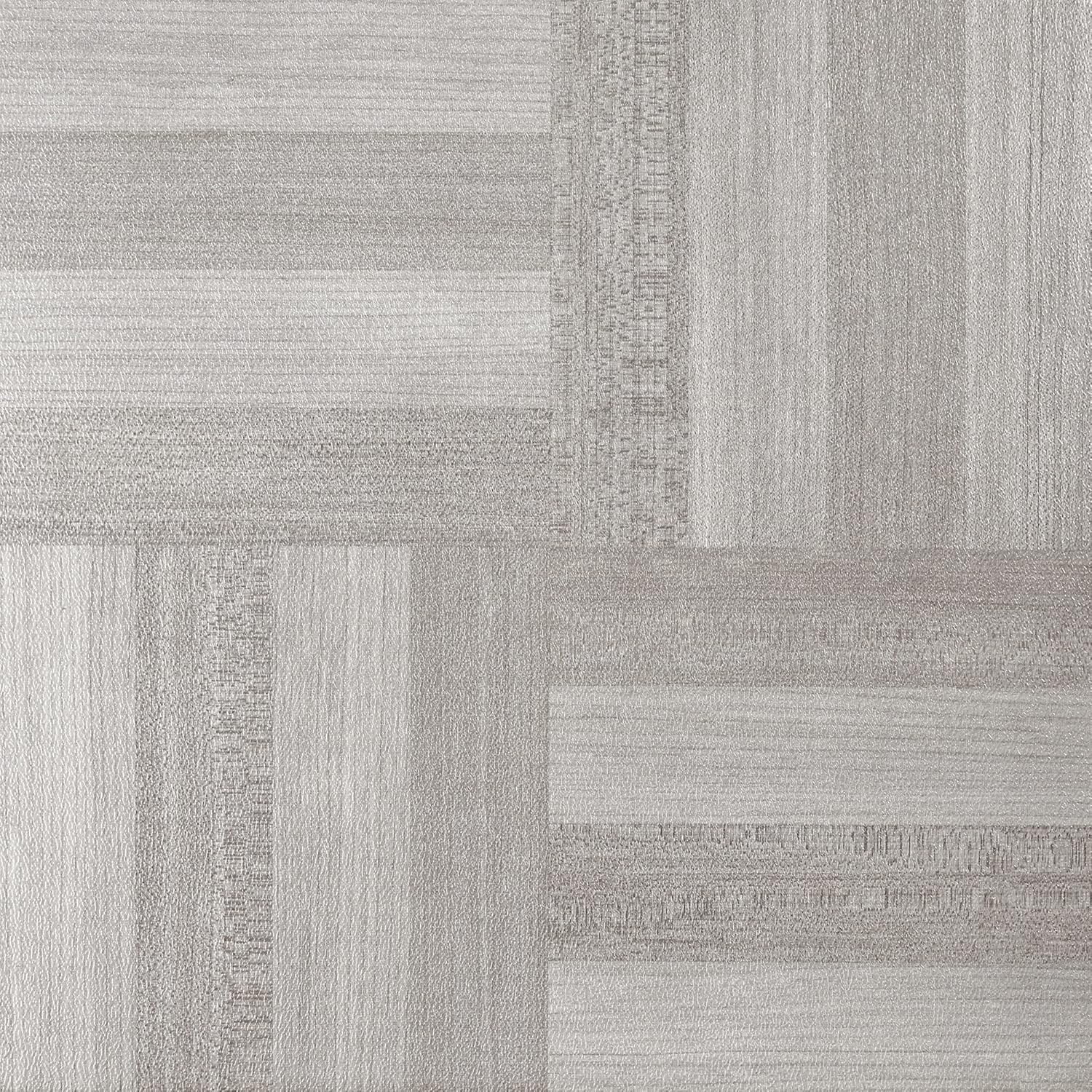 Ergode Nexus Ash Grey Wood 12x12 Self Adhesive Vinyl Floor Tile - 20 Tiles/20 sq. ft.