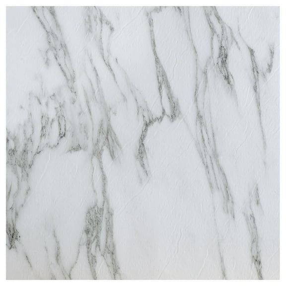 Ergode Nexus Bianco Marble 12x12 Self Adhesive Vinyl Floor Tile - 20 Tiles/20 sq. ft.