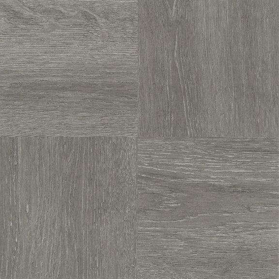Ergode Nexus Charcoal Grey Wood 12x12 Self Adhesive Vinyl Floor Tile - 20 Tiles/20 sq. ft.
