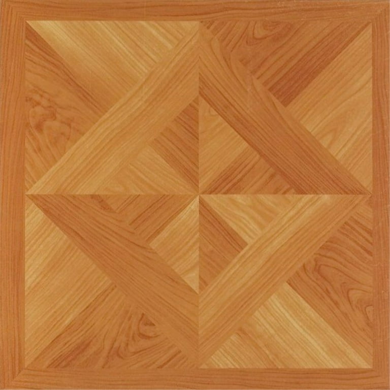 Achim Nexus Self Adhesive Vinyl Floor Tile - 20 Tiles/20 Sq. ft., 12 x 12, Classic Light Oak Diamond Parquet Achim Nexus Self Adhesive Vinyl Floor Tile - 20 Tiles/20 Sq. ft., 12 x 12, Classic Light Oak Diamond Parquet