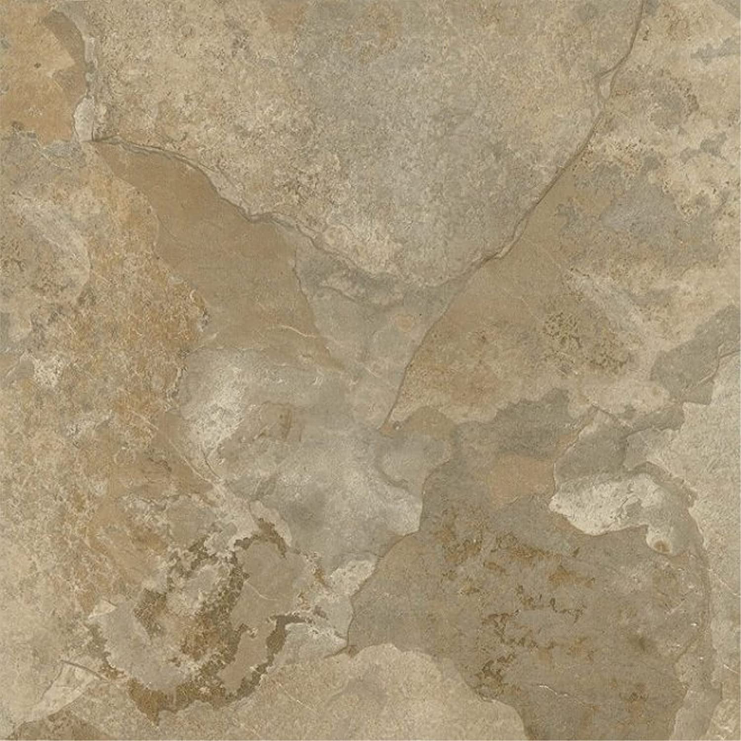 Ergode Nexus Light Slate Marble 12x12 Self Adhesive Vinyl Floor Tile - 20 Tiles/20 sq. ft.