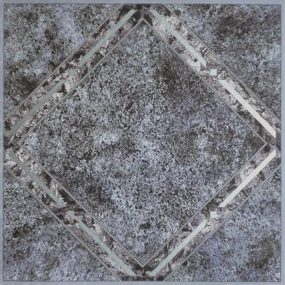 Ergode Nexus Metallic Marble Diamond 12x12 Self Adhesive Vinyl Floor Tile - 20 Tiles/20 sq. ft.
