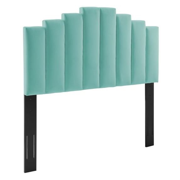 Ergode Noelle Performance Velvet Twin Headboard - Mint