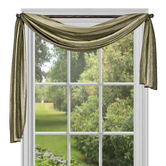 Ergode Ombre Window Curtain Scarf 50x144 - Sage