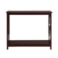 thumbnail image 1 of Ergode Omega Console Table with Shelf - Stylish & Versatile | Ample Display Space | Contemporary Design | Easy to Maintain | Hidden Storage | Easy Assembly | Omega Collection by Ergode, 1 of 2