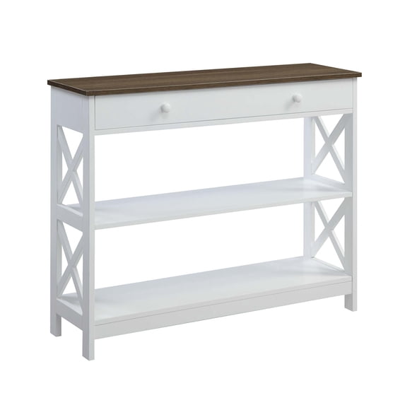 Ergode Oxford 1 Drawer Console Table with Shelves