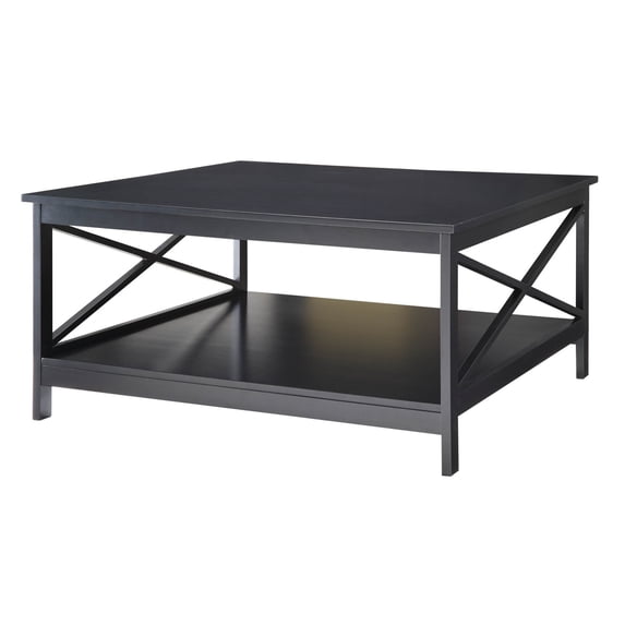 Ergode Oxford 36 inch Square Coffee Table with Shelf