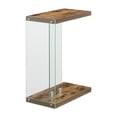 thumbnail image 1 of Ergode SoHo C End Table - Versatile Design, Slides Under Sofa, Clear Glass Panels, Durable Honeycomb Particleboard, Modern Contemporary Style, 1 of 3