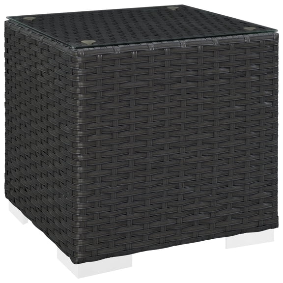 Ergode Sojourn Outdoor Patio Side Table - Chocolate