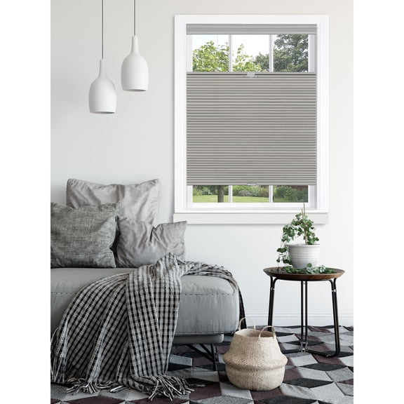 Ergode Top Down-Bottom Up Cordless Honeycomb Cellular Shade 36x64 Dove Grey